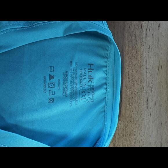 HUK Mens KC Pursuit Performance Crew Long Sleeve Fishing Outdoors XXL - Picture 5 of 9